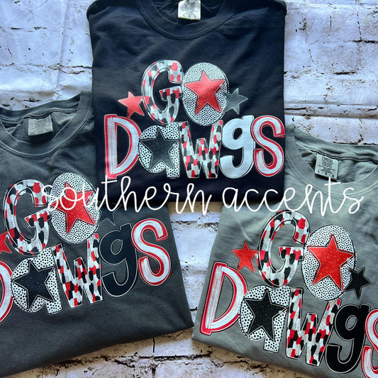 GO Dawgs Poppy Print! - ADULT