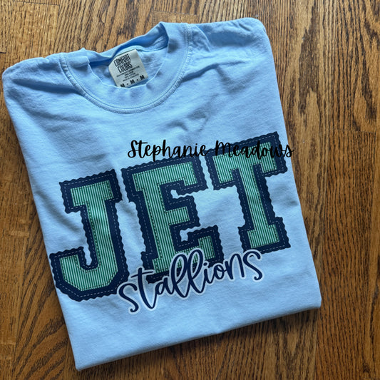 JET Prepster Seersucker ADULT Tee